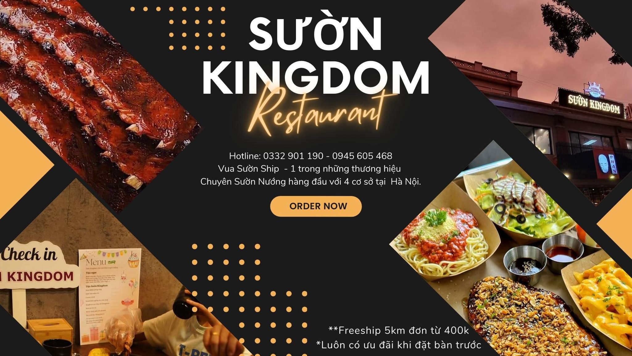 TRẢI NGHIỆM ẨM THỰC ĐỘC ĐÁO - KHÁM PHÁ MENU SƯỜN KINGDOM