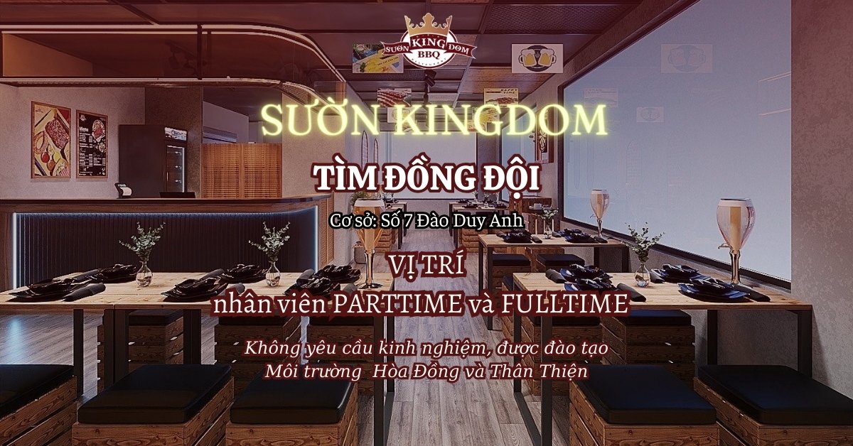 BIỆT ĐỘI SƯỜN KINGDOM CẦN TÌM ĐỒNG ĐỘI