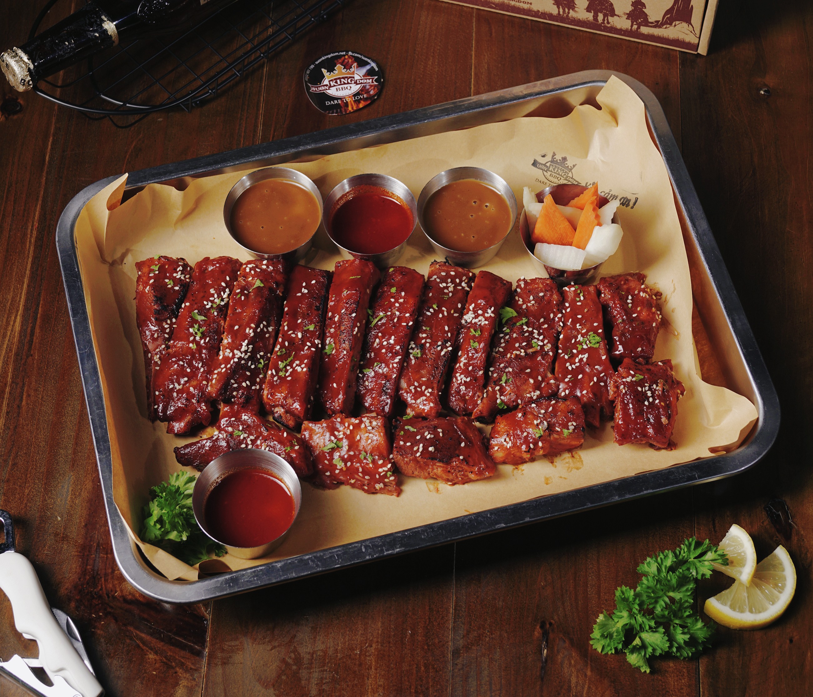 Sườn BBQ Size XL (4 người ăn)